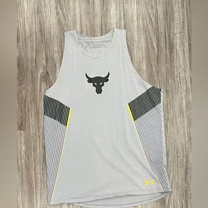 The Rock Heat Gear. Grey fitted Tank Top. Great Condition.